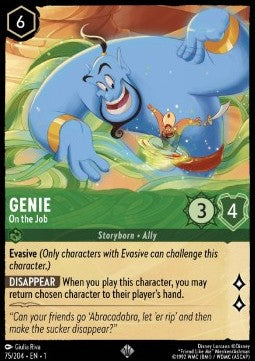 Genie - On the Job 1TFC-75 Super Rare Boosterfrisch Englisch Foil