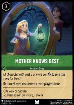 Mother Knows Best 1TFC-95 Uncommon Excellent Englisch