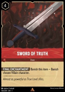Sword of Truth 1TFC-136 Rare Boosterfrisch Englisch Foil