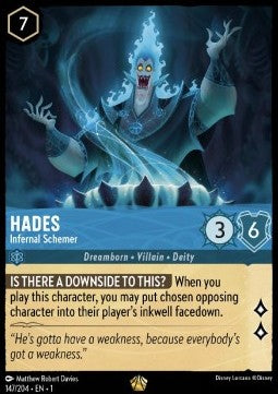 Hades - Höllischer Intrigant 1TFC-147 Legendary Excellent Deutsch
