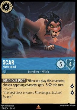 Scar - Drahtzieher 1TFC-158 Rare Boosterfrisch Deutsch Foil