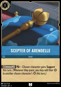Scepter of Arendelle 1TFC-170 Uncommon Boosterfrisch Englisch Foil