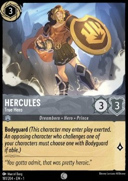 Hercules - True Hero 1TFC-181 Common Boosterfrisch Englisch Foil