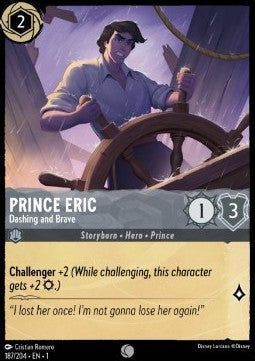 Prince Eric - Dashing and Brave 1TFC-187 Common Boosterfrisch Englisch Foil