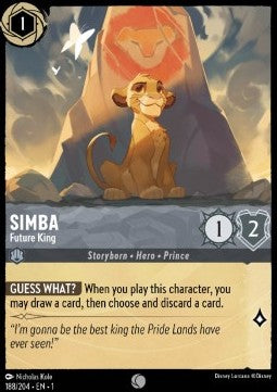 Simba - Zukünftiger König 1TFC-188 Common Boosterfrisch Deutsch Foil
