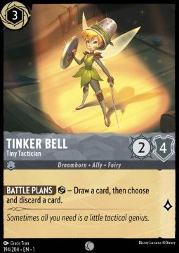Tinker Bell - Tiny Tactician 1TFC-194 Common Boosterfrisch Englisch Foil
