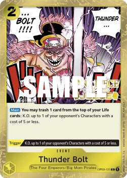 Thunder Bolt (OP03-121) JDG Common Near Mint Englisch