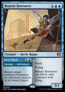 Brazen Borrower // Petty Theft WOC-85 Mythic Near Mint Englisch