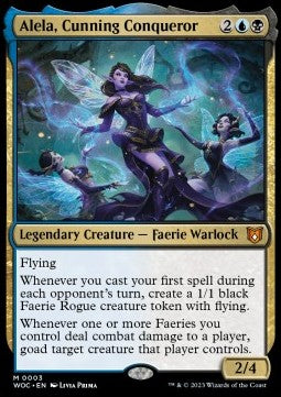 Alela, Cunning Conqueror WOC-3 Mythic Excellent Englisch Foil
