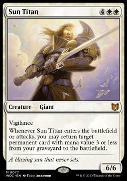 Sun Titan WOC-77 Mythic Near Mint Englisch