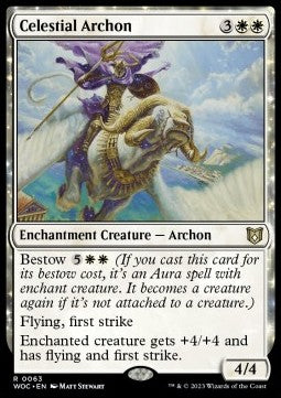 Celestial Archon WOC-63 Rare Near Mint Englisch