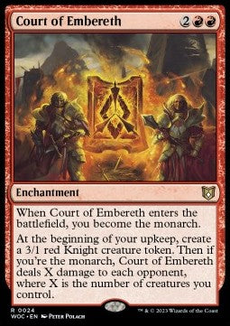 Court of Embereth WOC-24 Rare Near Mint Englisch
