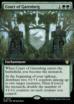Court of Garenbrig XWOC-33 Rare Near Mint Englisch