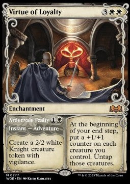 Virtue of Loyalty // Ardenvale Fealty XWOE-277 Mythic Near Mint Englisch