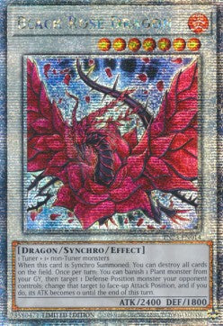 Black Rose Dragon TN23-014 Quarter Century Secret Rare Near Mint Englisch