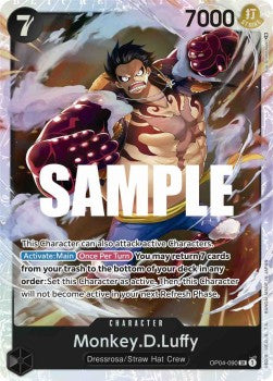 Monkey.D.Luffy (OP04-090) (V.1) OP04 Super Rare Boosterfrisch Englisch