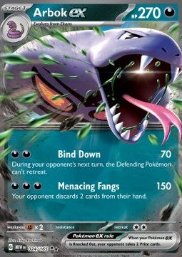 Arbok ex MEW-024 Double Rare GD Deutsch