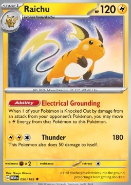 Raichu MEW-026 Rare Excellent Deutsch