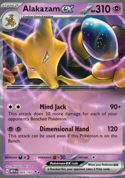 Alakazam ex MEW-065 Double Rare MT Englisch
