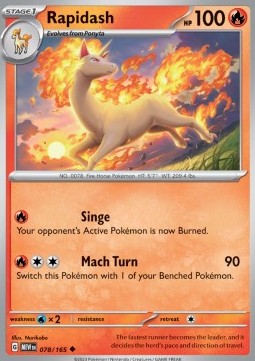 Gallopa MEW-078 Uncommon Near Mint Deutsch Reverse Holo