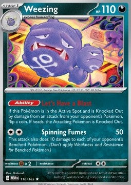Weezing MEW-110 Rare Near Mint Englisch