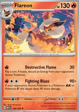 Flamara MEW-136 Rare Near Mint Deutsch