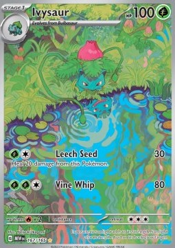 Ivysaur MEW-167 Illustration Rare Near Mint Portugiesisch