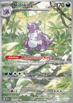 Nidoking MEW-174 Illustration Rare GD Deutsch