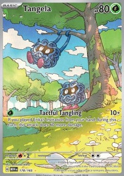 Tangela MEW-178 Illustration Rare Excellent Deutsch