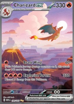 Charizard ex MEW-199 Special Illustration Rare Near Mint Englisch