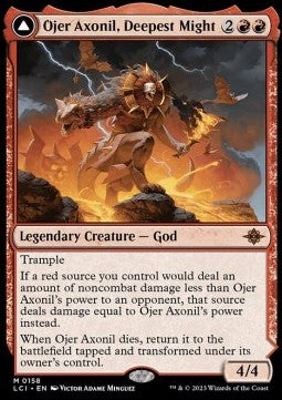 Ojer Axonil, Deepest Might // Temple of Power LCI-158 Mythic Near Mint Englisch