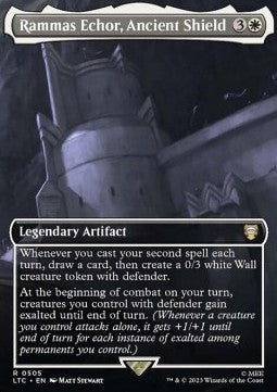 Rammas Echor, Ancient Shield LTRH-505 Rare Excellent Englisch Foil