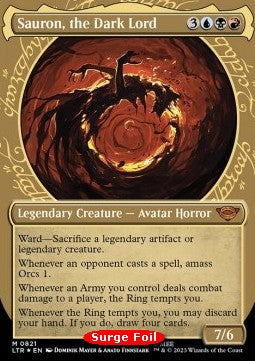 Sauron, the Dark Lord LTRH-821 Mythic Excellent Englisch Foil