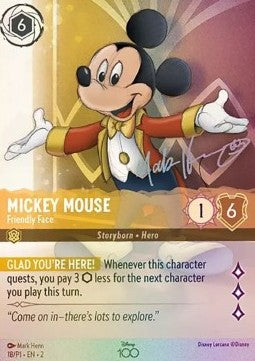 Micky Maus - Freundliches Gesicht PR1-18 Promo Excellent Deutsch Foil