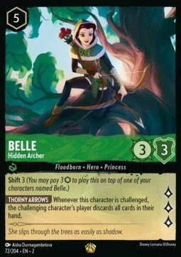 Belle - Versteckte Bogenschützin 2ROF-72 Legendary Near Mint Deutsch Foil