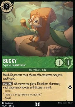 Bucky - Squirrel Squeak Tutor 2ROF-73 Uncommon Near Mint Englisch