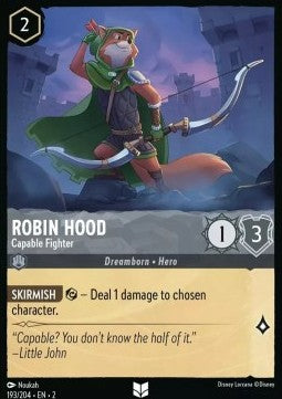 Robin Hood - Kompetenter Kämpfer 2ROF-193 Uncommon Near Mint Deutsch Foil
