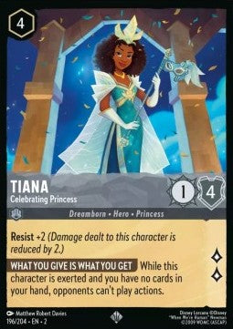 Tiana - Celebrating Princess 2ROF-196 Super Rare Good Englisch