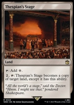 Thespian's Stage WHO-323 Rare Excellent Englisch