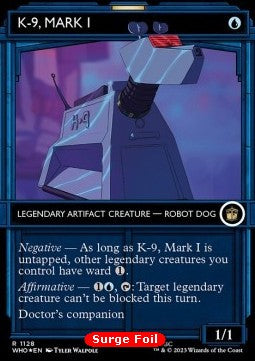 K-9, Mark I XWHO-1128 Rare Excellent Englisch Foil
