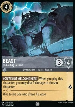 Beast - Forbidding Recluse 2ROF-171 Oversized Excellent Englisch