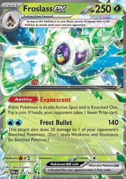 Froslass ex PAR-003 Double Rare Near Mint Englisch
