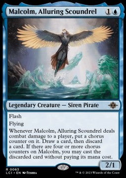 Malcolm, betörender Halunke LCI-63 Rare Near Mint Deutsch Foil