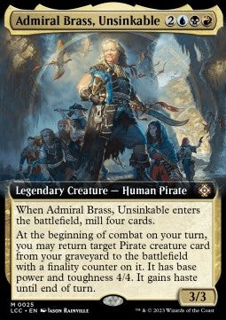 Admiralin Tollkun, die Unsinkbare (V.2) XLCC-25 Mythic Excellent Deutsch Foil