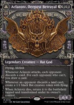 Aclazotz, Tiefster Verrat // Tempel der Toten XLCI-316 Mythic Near Mint Deutsch Foil