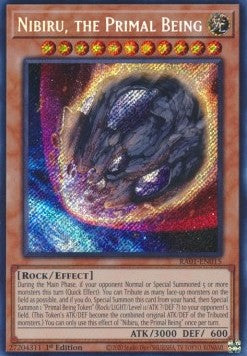 Nibiru, das Urwesen (V.3) RA01-015 Secret Rare Excellent Deutsch 1. Auflage