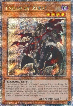 Gefallener von Albaz RA01-DE021 Quarter Century Secret Rare Excellent Deutsch 1. Auflage