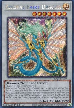 Antiker Feendrache RA01-DE030 Platinum Secret Rare Near Mint Deutsch 1. Auflage