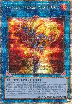 Dekodier-Sprecher Heißseele (V.5) RA01-048 Quarter Century Secret Rare Near Mint Deutsch 1. Auflage