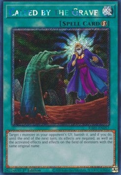 Vom Grab gerufen (V.4) RA01-057 Platinum Secret Rare Near Mint Deutsch 1. Auflage